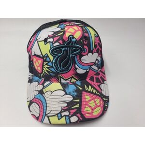 Youth Miami Heat Mesh Trucker Snapback Hat Cap Boys Girls NBA Basketball Black